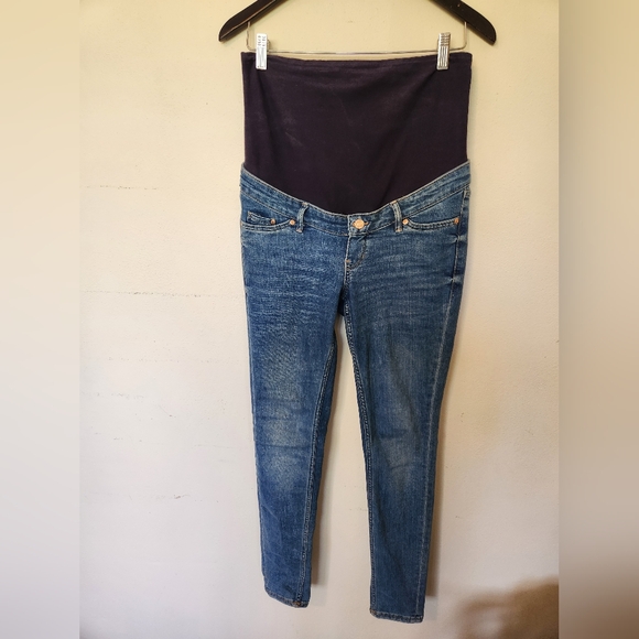 2 Pairs of Maternity Jeans Size Small / 8 - Picture 2 of 12